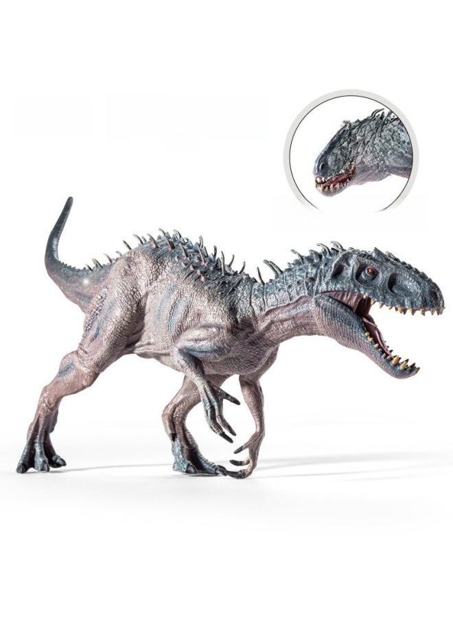 Dinosaur Toy Tyrannosaurus Rex Simulation Animal Model Toy Velociraptor Canglong Triceratops A Generation Of Hair-Specifications:33cm Dragon (mouth Movable) - Image 3