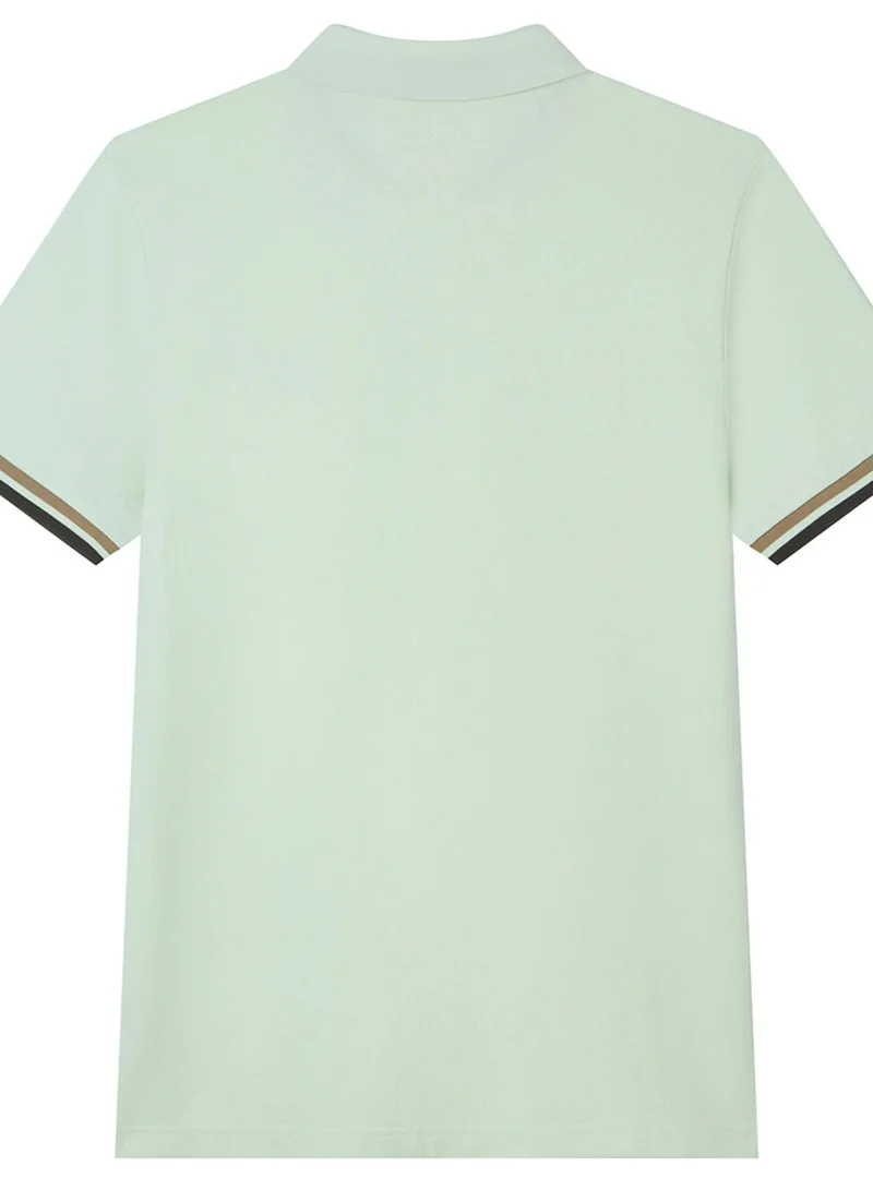 GIORDANO  Men’s Cotton Slim Performance Polo with Small Lion Embroidery for Men | Best Price UAE