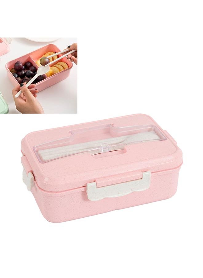 Thoraya Lunch Box Compartmentalized Insulated Bento Box Reusable Food Storage Containers with Lid for Students Office Workers  - Image 4