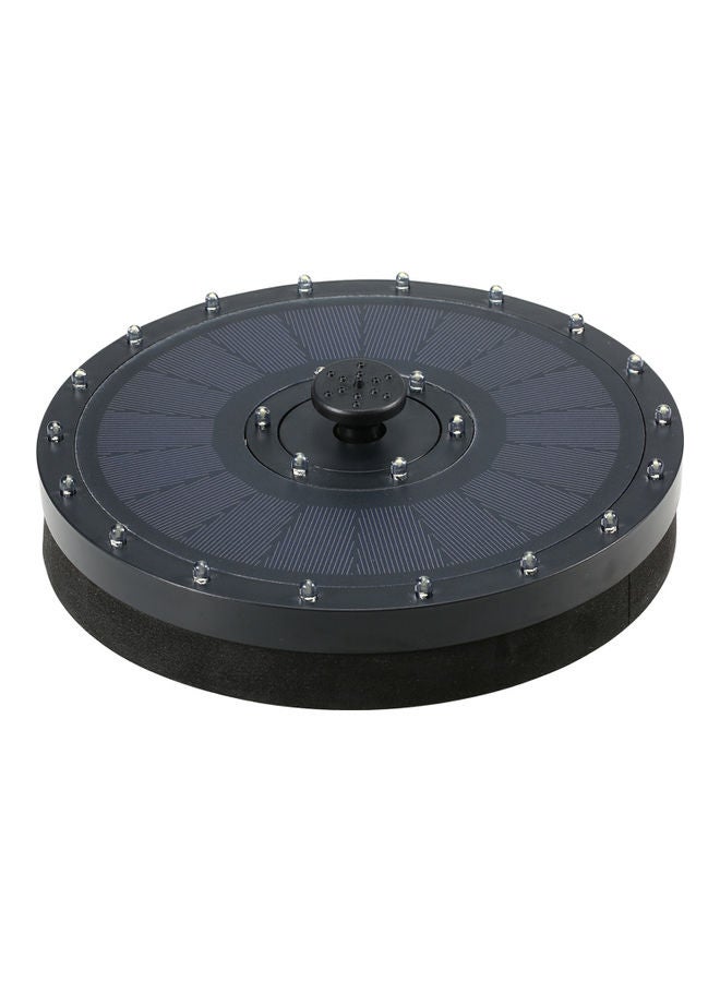 NIBEMINENT LED Solar Floating Fountain Pump Black - Image 1