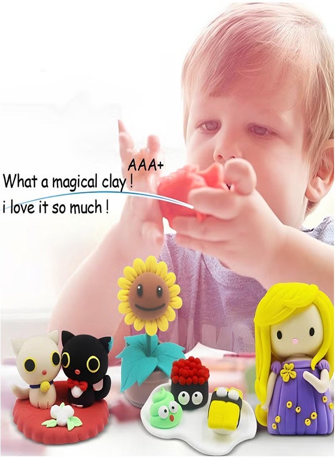 36 Piece Assorted Fluffy Foam Clay Set - Image 2