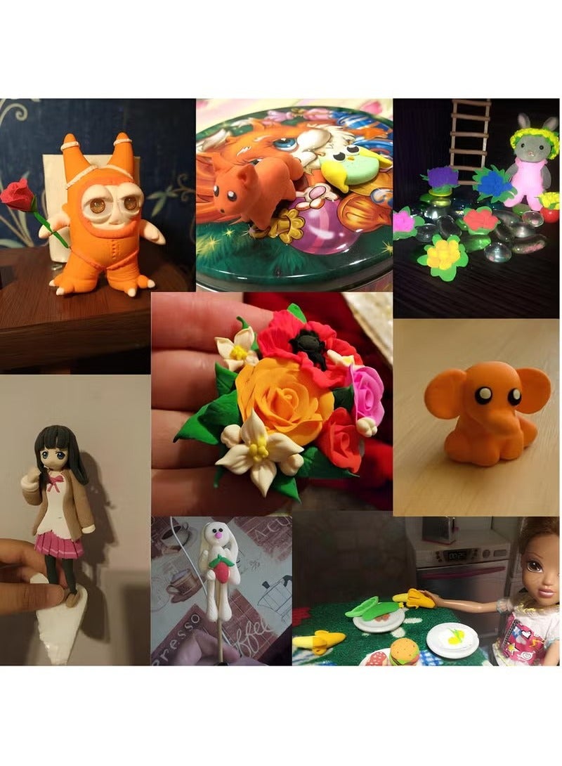 36 Piece Assorted Fluffy Foam Clay Set - Image 4