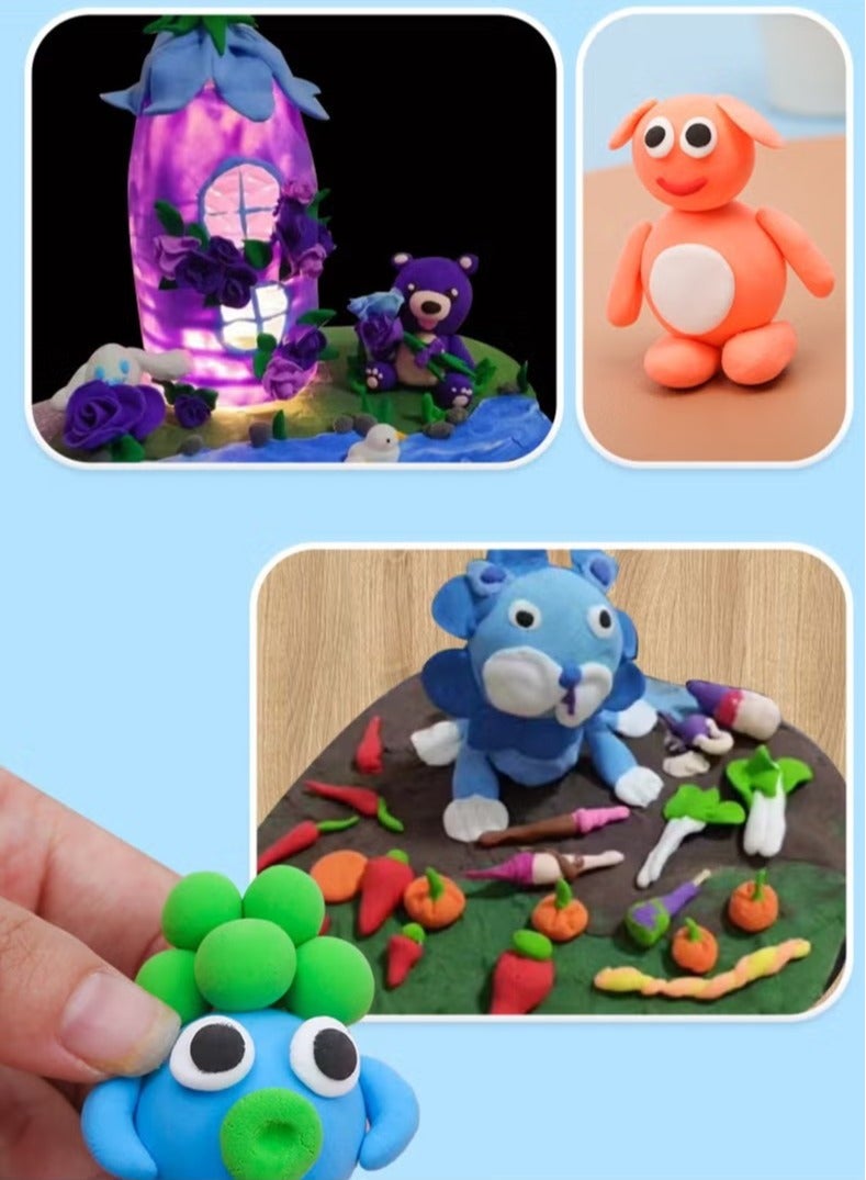 36 Piece Assorted Fluffy Foam Clay Set - Image 5