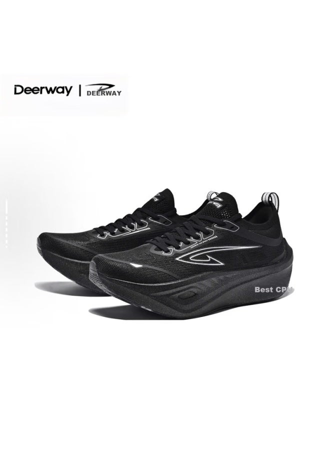 Deerway Mengjiang 1.0 Full Carbon Plate Sports Running Shoes For Men And Women, Durable, Shock-absorbing, Breathable, Speed Racing, Hiking, Marathon, Fitness Testing - Image 1