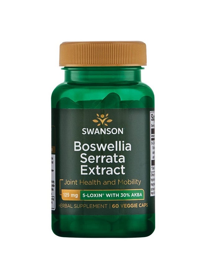 SWANSON Boswellia Serrata Extract 125 Milligrams 60 Veg Capsules - Image 2