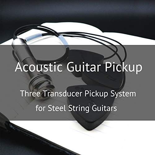 Aestivate Acoustic Guitar Pickup Contact Microphone Piezo Transducer Cello Banjo Ukulele Mandolin Guitar Microphone Pickup (3-head contact pickup) - Image 4
