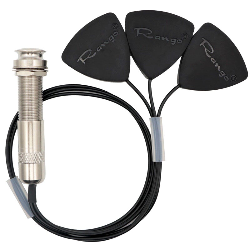 Aestivate Acoustic Guitar Pickup Contact Microphone Piezo Transducer Cello Banjo Ukulele Mandolin Guitar Microphone Pickup (3-head contact pickup) - Image 5