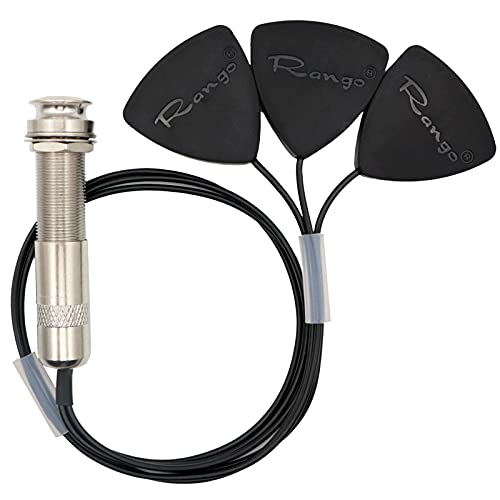 Aestivate Acoustic Guitar Pickup Contact Microphone Piezo Transducer Cello Banjo Ukulele Mandolin Guitar Microphone Pickup (3-head contact pickup) - Image 1