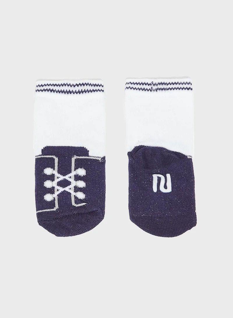 RIVER ISLAND Infant 5 Pack Printed Socks