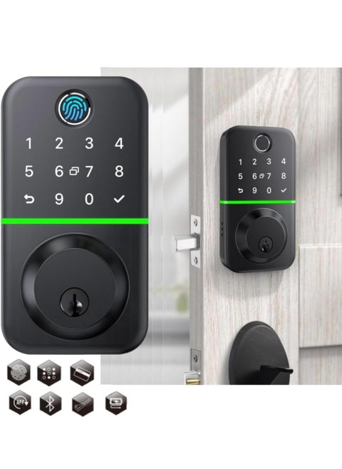 Robustline Electronic Smart Lock Cylinder 4 Function- Smart IC Card, Keyless Bluetooth, Key, Smart App Control Suitable for all existing door locks.