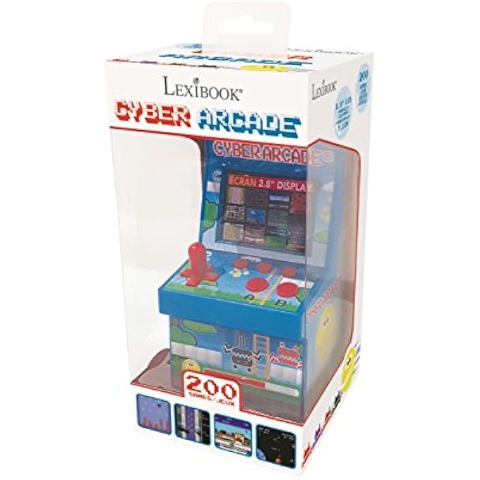 CYBER ARCADE CONSOLE, 200 GAMES, 2.8 LCD COLOUR SCREEN, JL2940 - Image 2