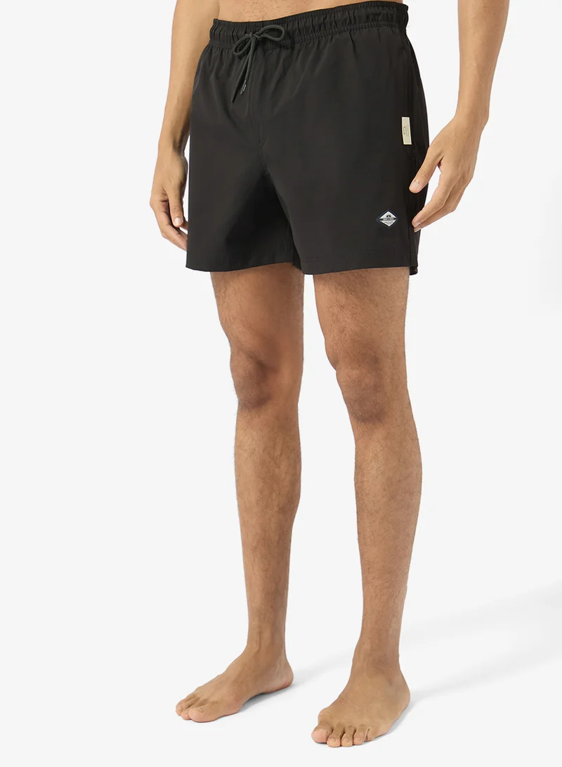 2 Pack Of Drawstring Swim Shorts