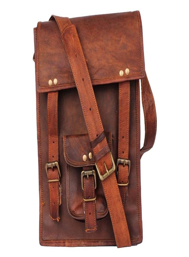 RSN Leather Bags Full Flap Crossbody Satchel Laptop Messenger Bag For Man, Boys And Woman'S, Gilrls - Image 2