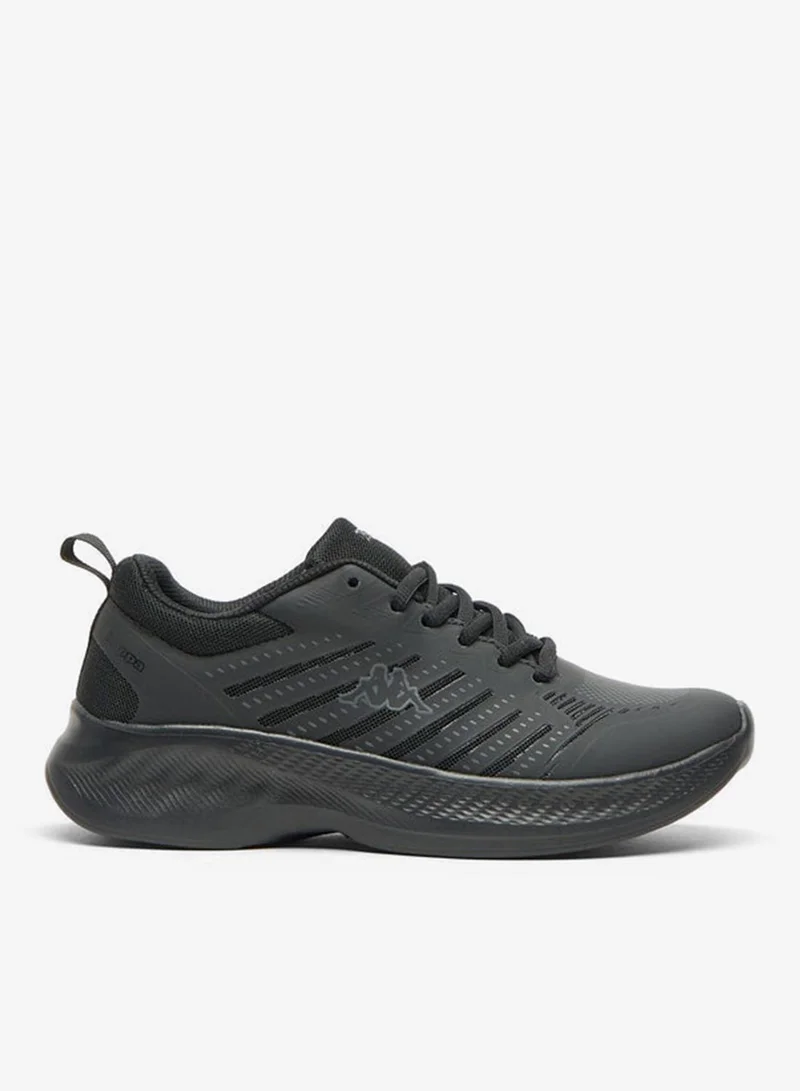 Women's Textured Sports Shoes with Lace-Up Closure