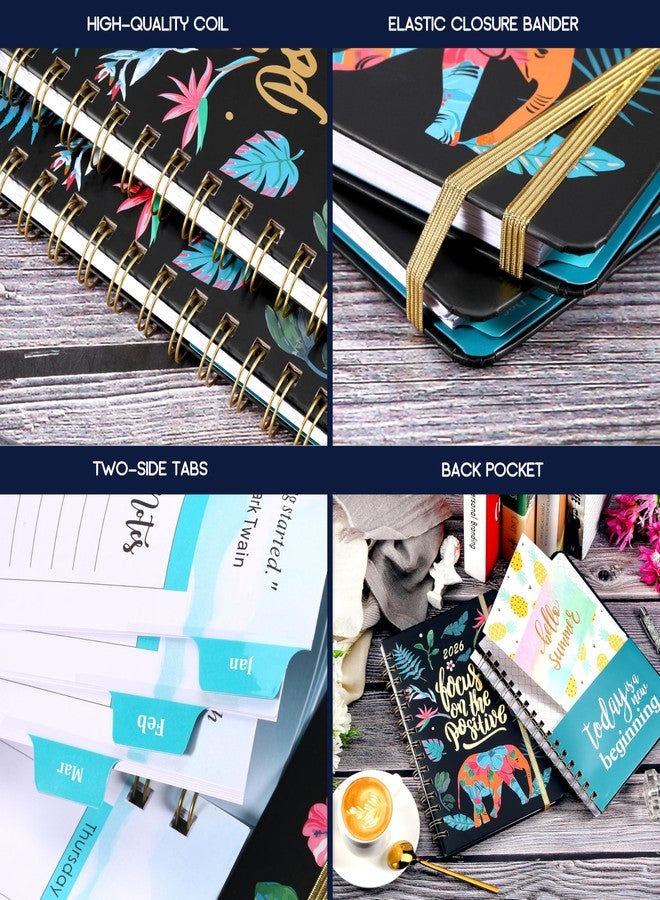 Journaltastic 2026 Planner - Weekly & Monthly Planner 2026 with Monthly Tabs, January 2026 - December 2026, 6.3" x 8.4", Flexible Hardcover with Thick Paper, Elastic Closure, Inner Pocket - Image 5