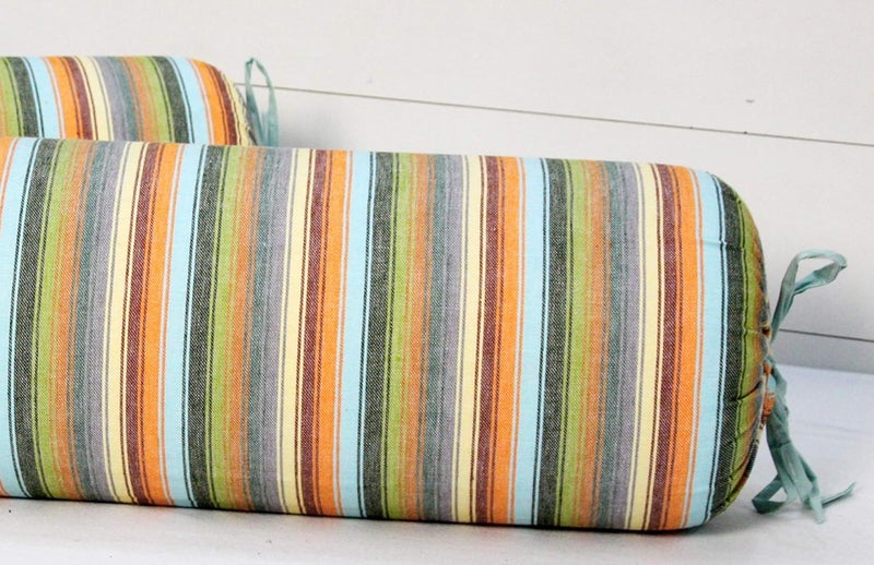Aurave AURAVE Cotton 144 TC Bolster Cover 15x30_Multi - Image 2