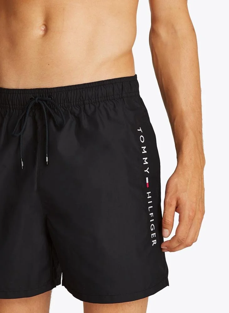 TOMMY HILFIGER Medium Length Drawstring Swim Trunks