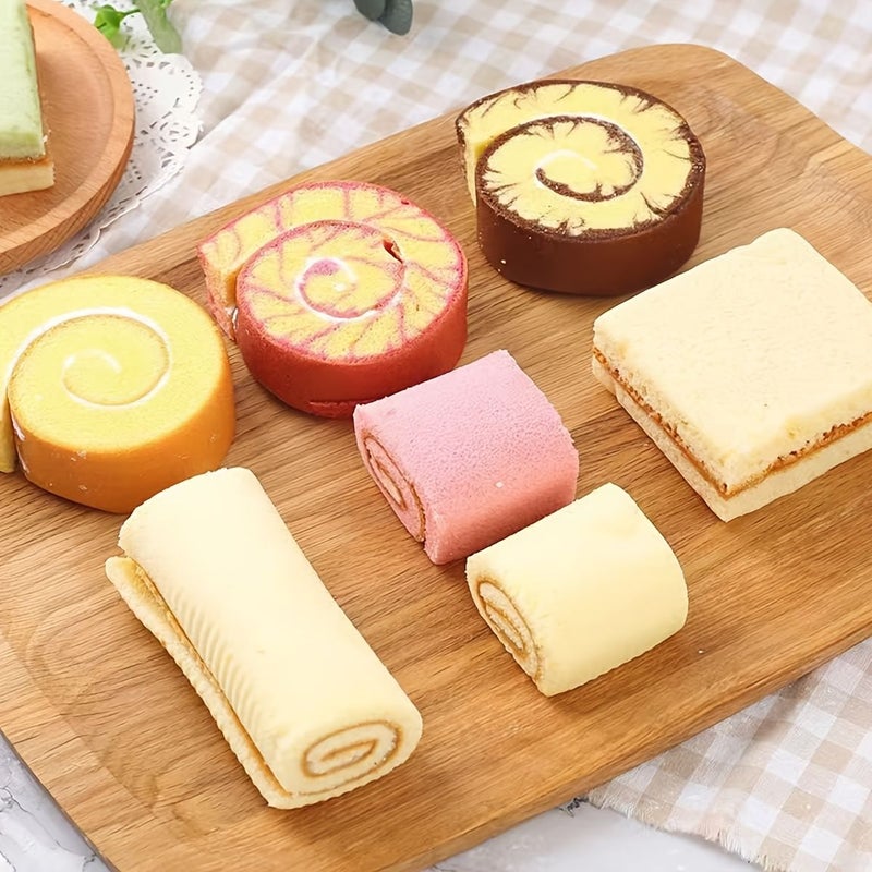 Red Non-Stick Silicone Baking Mat Set for Swiss Roll Jelly Cookies - Image 4