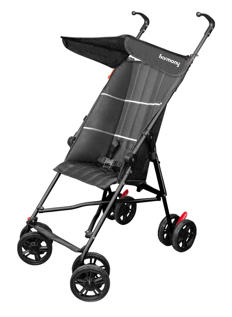 Harmony Versa Umbrella Fold Luxury Stroller | Lightweight & Stylish | 3-Point Harness | Adjustable Recline | Suspension Wheels | Luxury Finish - Image 1