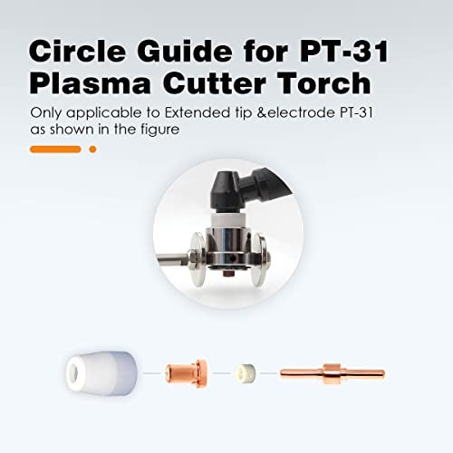 BDR PT-31 Circle Guide LG40Circinus Roller Guide JG-40WSD-40 compasses WheelRoller Guide for PT-31 PlasmaTorch CUT40 CUT50D LGK40Plasma Cutter Torch PK1 - Image 5
