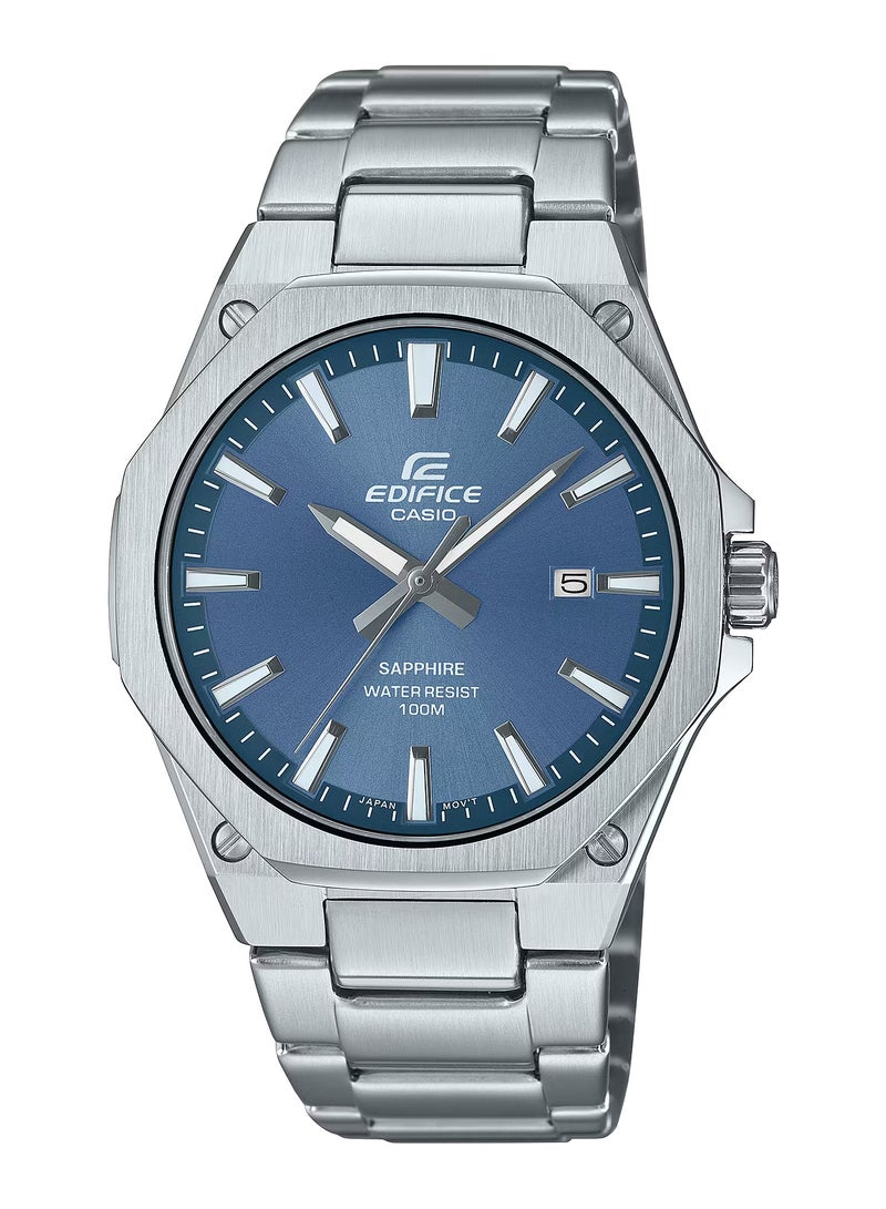 Casio Edifice Men's Watch EFR-S108D-2A 3-Hand Analog Stainless Steel - Image 1