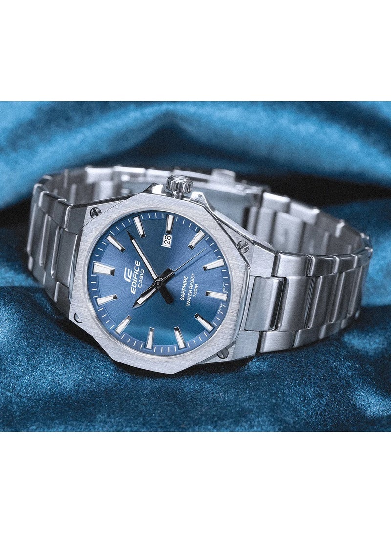 Casio Edifice Men's Watch EFR-S108D-2A 3-Hand Analog Stainless Steel - Image 3