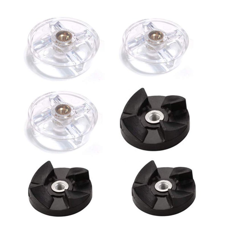 JOYSTAR مجموعة جوستار من 6 قطع غيار قاعدة وشفرة بديلة لجهاز الخلاط ماجيك بوليت MB 1001 MB 1001B MBR1101 MBR1701