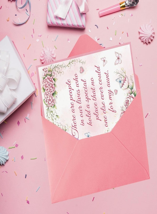 Asmallgf Aunt Birthday Gifts Card for Her from Niece Nephew, Heartfelt Birthday Wishes for Aunt, Meaningful Keepsake Birthday Decoration for Women - Image 4