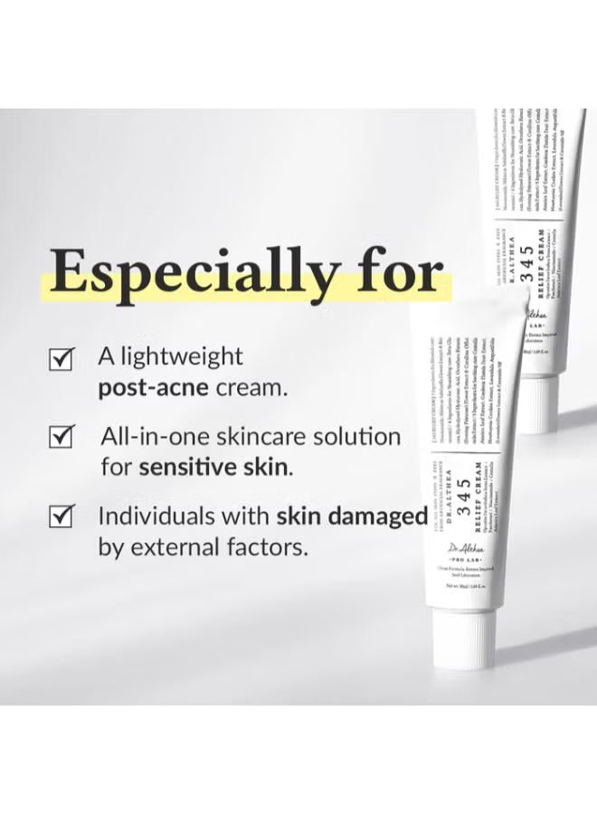 Dr. Althea 345 Relief Cream – Soothing & Hydrating Face Cream, 50ml – Calming Moisturizer for Sensitive & Irritated Skin - Image 4
