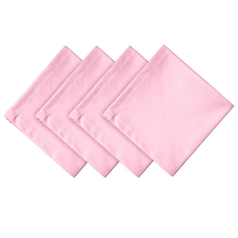 BIRDWING Dining Cocktail Napkins 6 pcs Set of Large 23 x 23 cm (9 x 9 inch) - Blush Pink - Absorbent Heavy Cotton Party Fabric Machine Washable for Home Restaurant Banquet & Hotel - Image 5