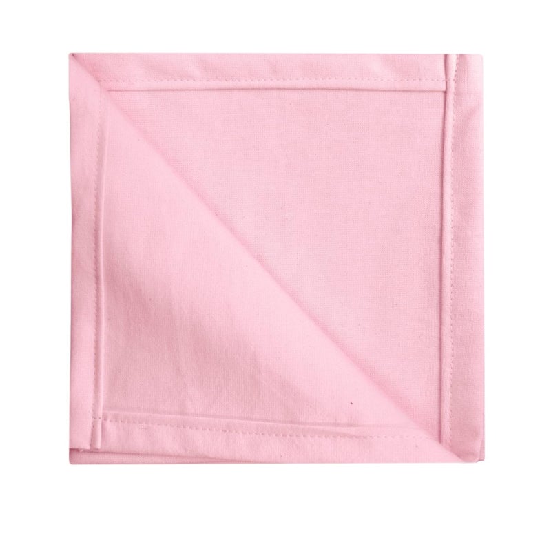 BIRDWING Dining Cocktail Napkins 6 pcs Set of Large 23 x 23 cm (9 x 9 inch) - Blush Pink - Absorbent Heavy Cotton Party Fabric Machine Washable for Home Restaurant Banquet & Hotel - Image 3