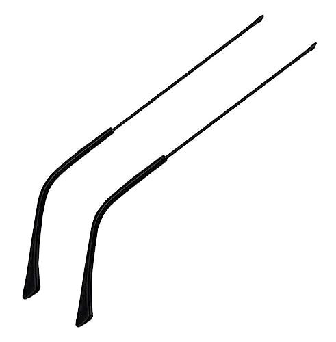 ZEALMAX 1 Pair Metal Frame Replacement Temple Arm for Eyewear Eyeglasses Replacement Arms, Black - Image 1