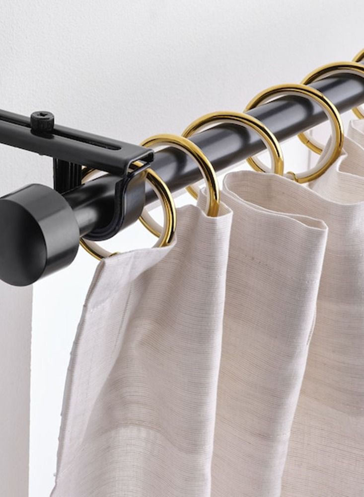 erorex Curtain ring with clip and hook brass colour 38 mm  - Image 2