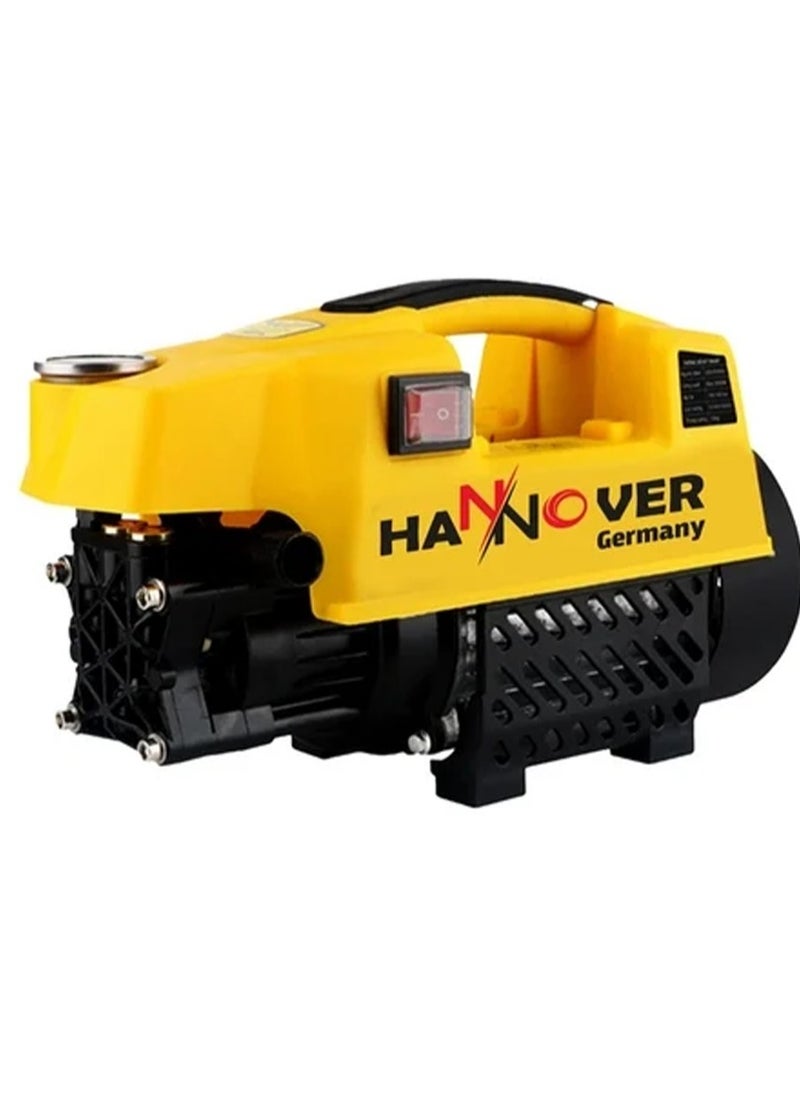Hannover Germany - Smart Washer High Pressure Pump Machine,1800 Watts, 140 Bars, 10L/ Min Water Flow Rate, Portable, for Car, Bike and Home Cleaning Purpose - Image 1