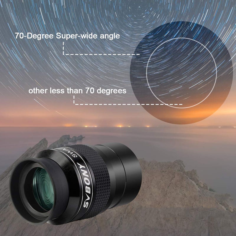 SVBONY SV154 Telescope Eyepiece 2 inch Super Wide Angle Eyepiece 70 Degree 26mm SWA Eyepiece Telescope Accessory for Astronomy Observation - Image 5