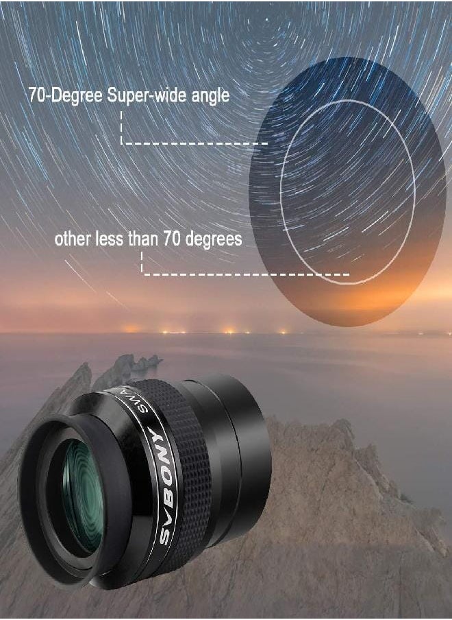 SVBONY SV154 Telescope Eyepiece 2 inch Super Wide Angle Eyepiece 70 Degree 26mm Telescope Accessory SWA Eyepiece for Astronomy Telescope (2 in)  - Image 4