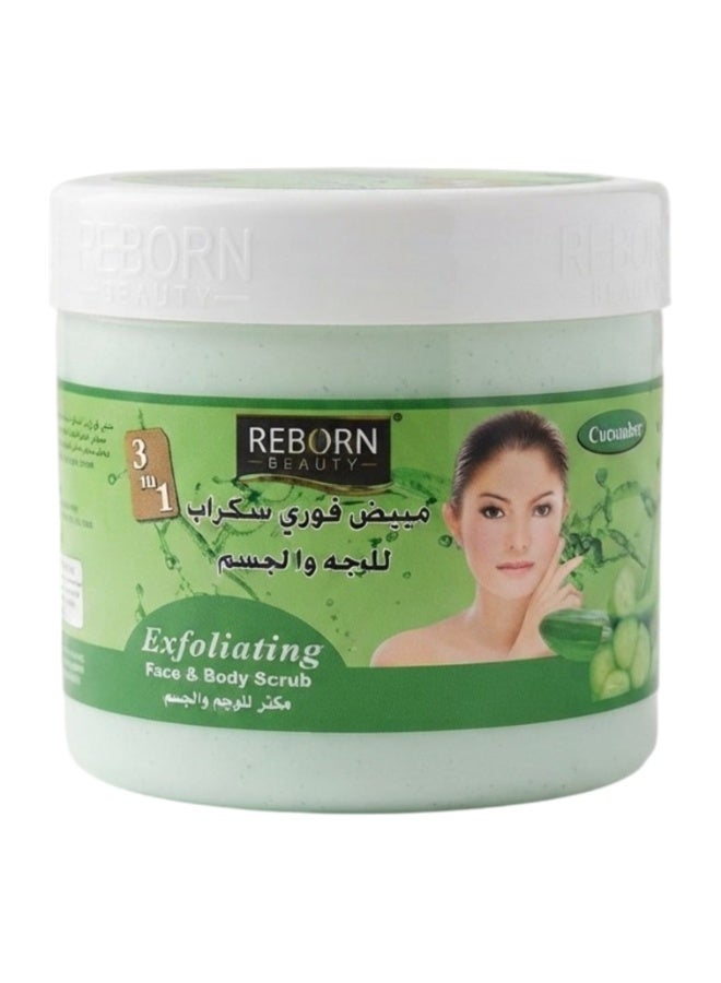 Cucumber Extract Face and Body Scrub 500 ml