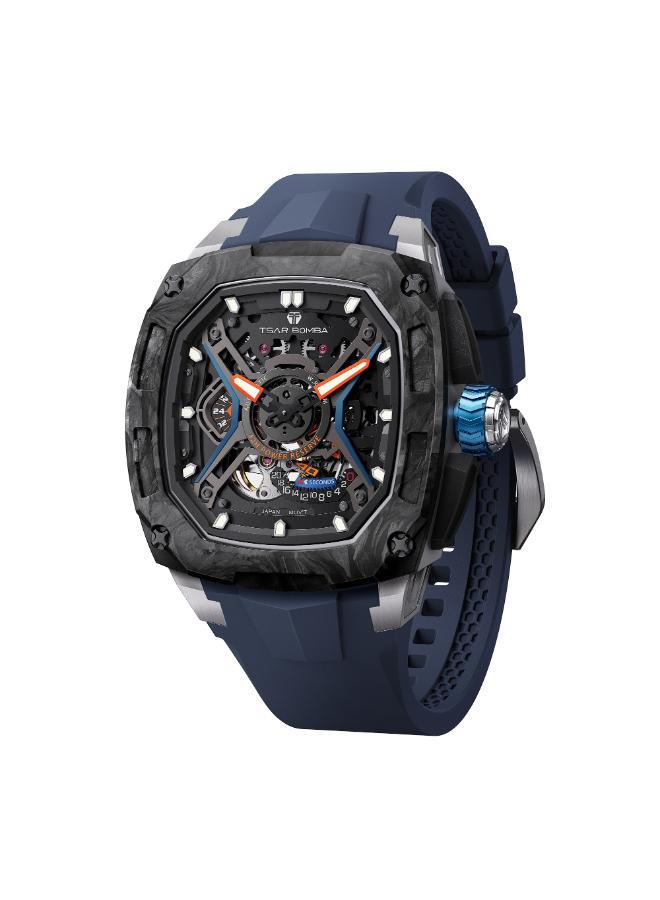TSAR BOMBA Men's FKM RUBBER Automatic Watch TB8605-02 - 42.8x53.5 mm - Image 3