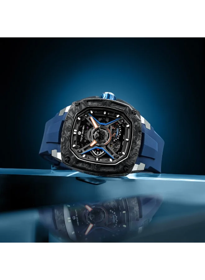 Tsar Bomba  Men's Rubber Automatic Watch TB8605-02 - 42.8x53.5 mm for Men | Best Price UAE