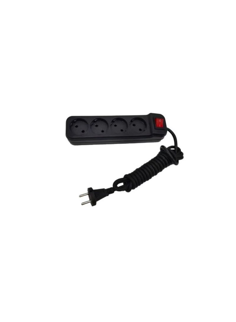 Zero 5-meter 4-port power jointer strip Zr-20 black  - Image 2