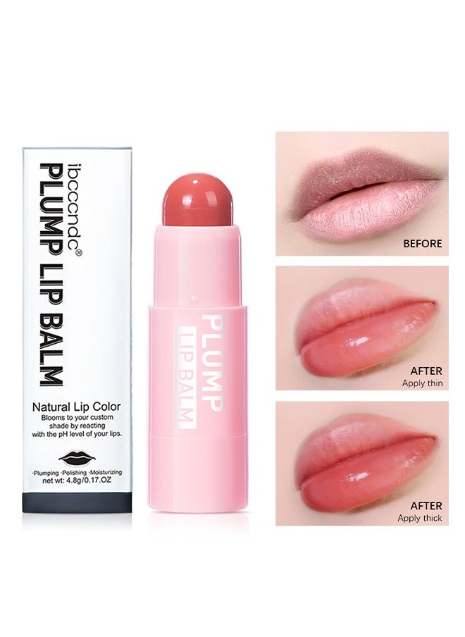 ibcccndc Plump Lip Balm, Lightweight Color and Smooth Texture, Blooms To Your Custom Shade by Reacting With The PH Level of Your Lips, Making Your Lips Look Bright and Shiny, Keep Your Makeup All The Time  #03  - Image 1