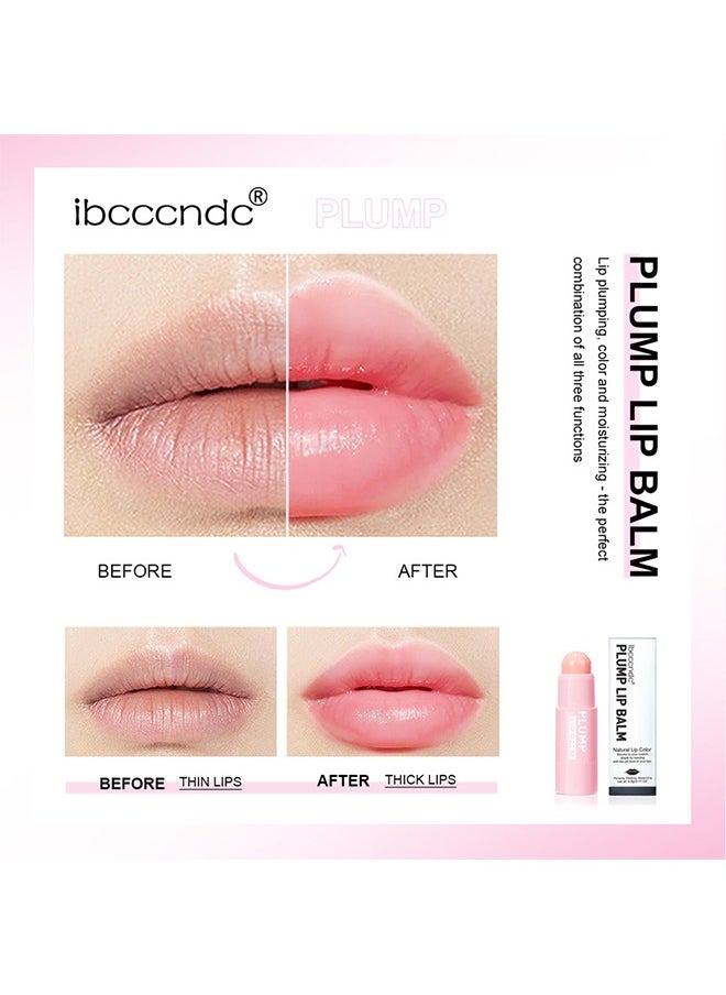 ibcccndc - Plump Lip Balm, Lightweight Color and Smooth Texture, Blooms To Your Custom Shade by Reacting With The PH Level of Your Lips, Making Your Lips Look Bright and Shiny, Keep Your Makeup All The Time  #03 - Image 1