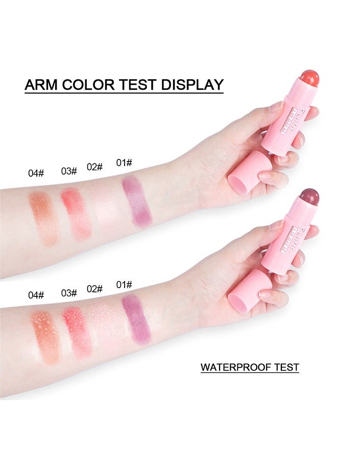 ibcccndc Plump Lip Balm, Lightweight Color and Smooth Texture, Blooms To Your Custom Shade by Reacting With The PH Level of Your Lips, Making Your Lips Look Bright and Shiny, Keep Your Makeup All The Time  #03  - Image 3