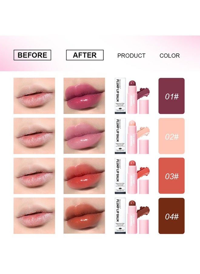 ibcccndc Plump Lip Balm, Lightweight Color and Smooth Texture, Blooms To Your Custom Shade by Reacting With The PH Level of Your Lips, Making Your Lips Look Bright and Shiny, Keep Your Makeup All The Time  #03  - Image 5