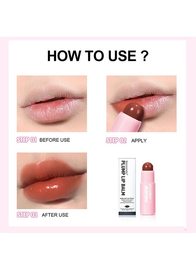 ibcccndc - Plump Lip Balm, Lightweight Color and Smooth Texture, Blooms To Your Custom Shade by Reacting With The PH Level of Your Lips, Making Your Lips Look Bright and Shiny, Keep Your Makeup All The Time  #03 - Image 1
