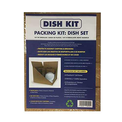 Uboxes Dish Cell Divider kit- Box compartments & Foam Pouches (DISHSAVOR024) - Image 1