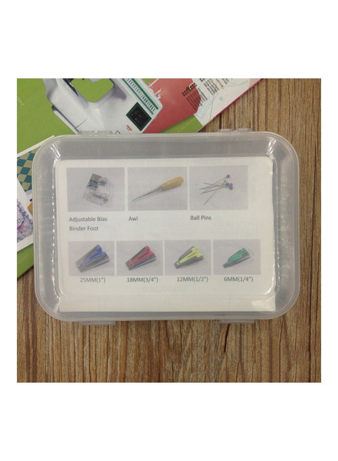 NIBEMINENT Fabric Bias Tape Maker Kit for Sewing Quilting Multicolour 20 x 10 20cm - Image 5