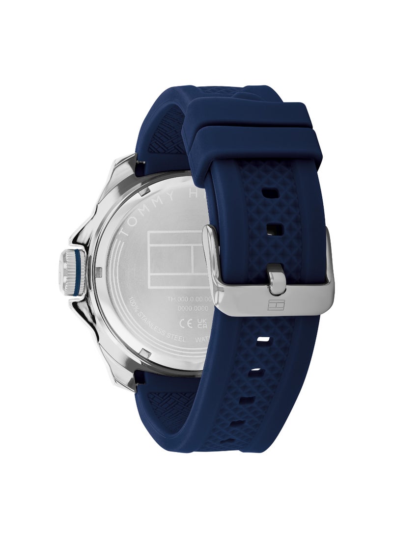 TOMMY HILFIGER - Round Analog Men's Blue Case Watch - 1792134 - Image 1