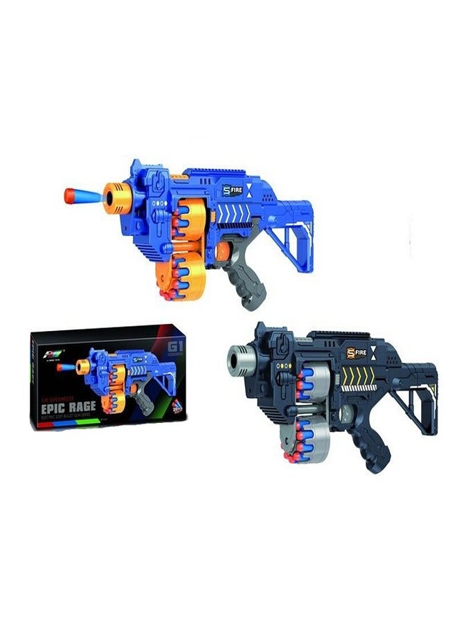 Epic Rage Fire Superimposed Electric 2 Mag Bullet Gun 20 Bullets - G1 