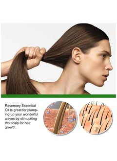 EELHOE Rosemary Essential Oil 30ml Pure Rosemary Oil for Hair Growth & Skin Care Nourishment Scalp Stimulates Hair Growth Rid of Itchy and Dry Scalp Refreshing Aromatherapy Oil for Men Women  - Image 2